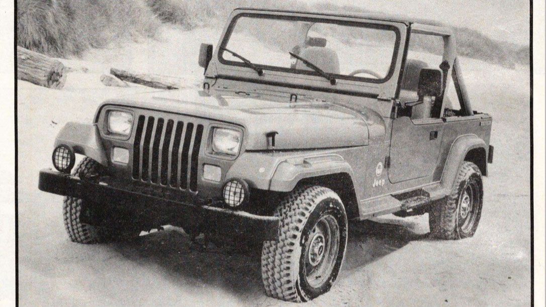 June 1994: Check out this in-depth performance review of the Jeep Wrangler  YJ