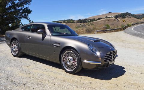 The David Brown Automotive Speedback GT combines classic grand tourer looks with a modern Jaguar powertrain. Here's what it's like to drive this hand-built luxury coupe -- and talk with its creator.