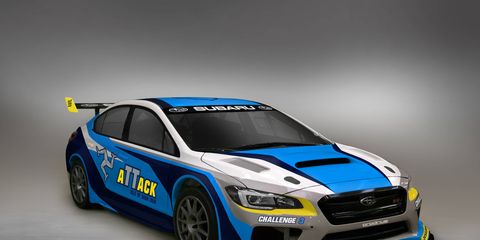 Subaru slaps an even bigger wing on its WRX STI before the Isle of Man record attempt June 10.
