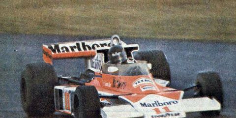 James Hunt en route to the 1976 Formula 1 championship.