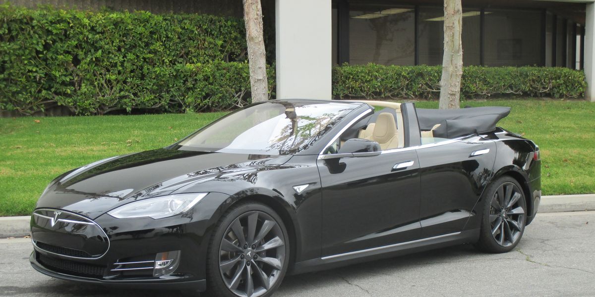 Tesla Model S Convertible First Drive