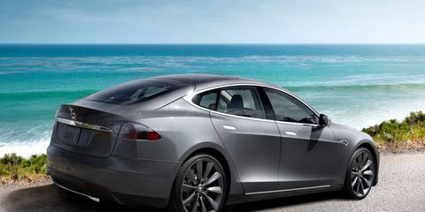 The Model 3 will be smaller and less expensive than the Model S sedan shown here.