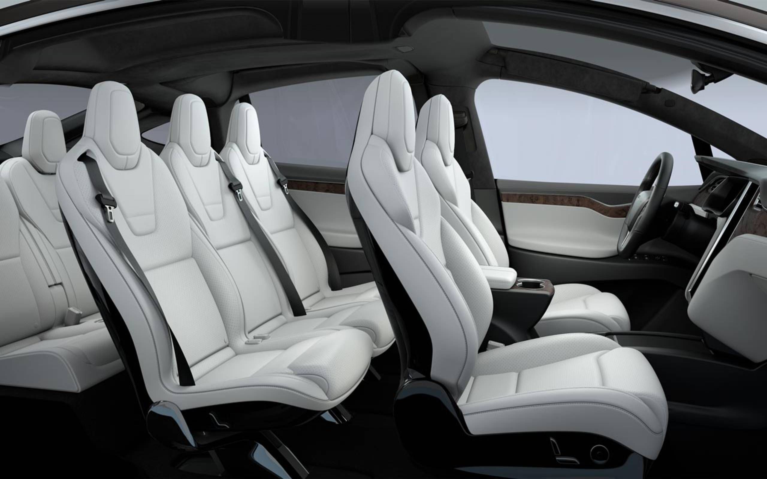Tesla Model X Interior Seating 
