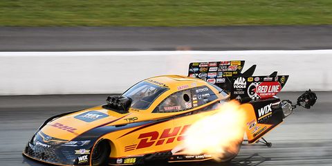 J.R. Todd has moved to Funny Car this year after racing in the Top Fuel ranks.