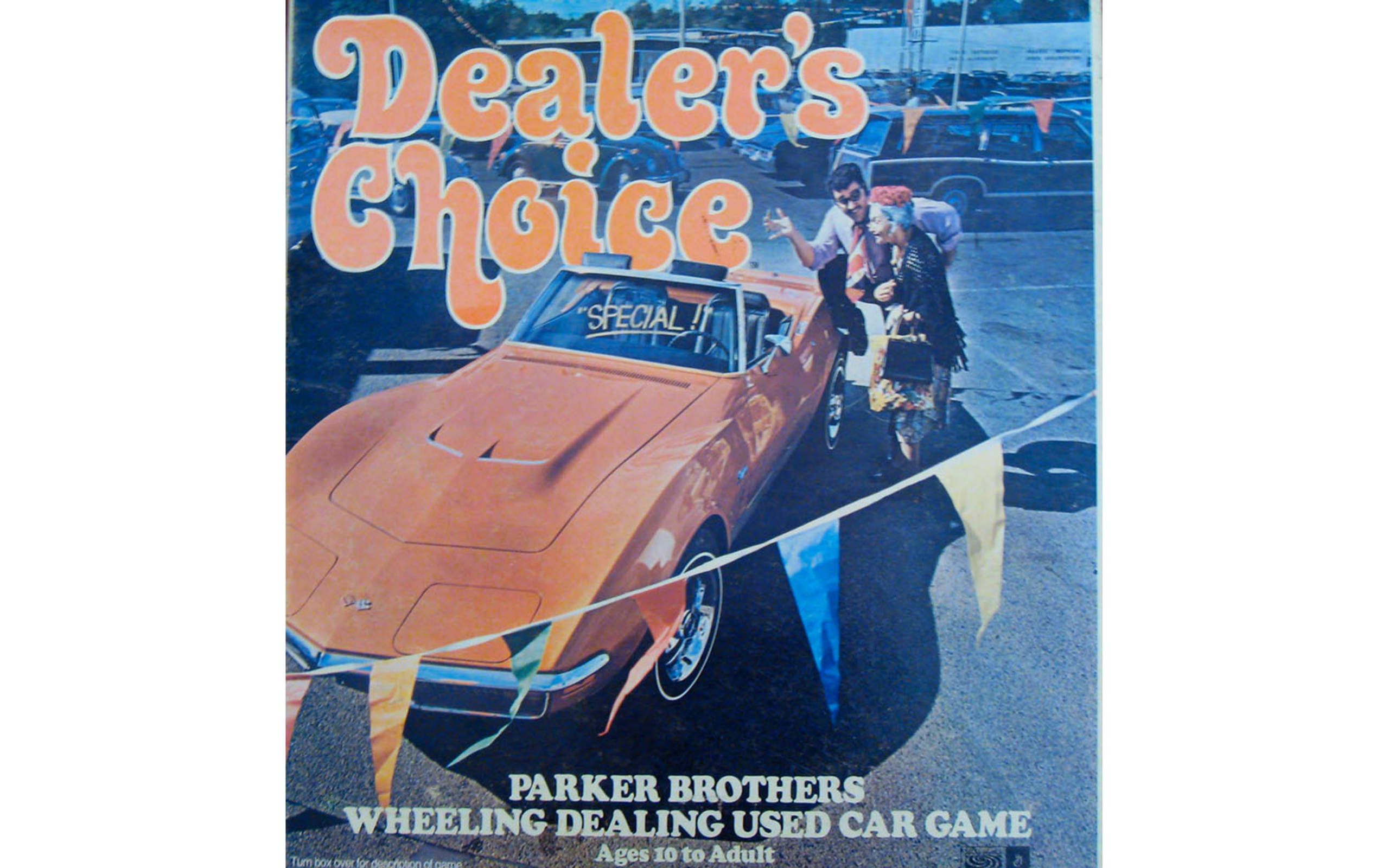 Dealers Choice Vintage 1972 Board 2024 Game Parker Brothers Used Car Game Complete FS