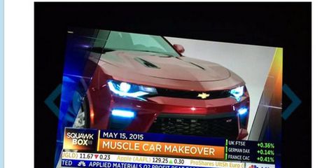 The 2016 Chevy Camaro debuts on May 16, but CNBC did a story on the new pony car a day early.