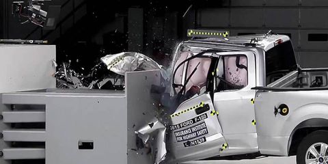 First IIHS test of aluminum-body F-150