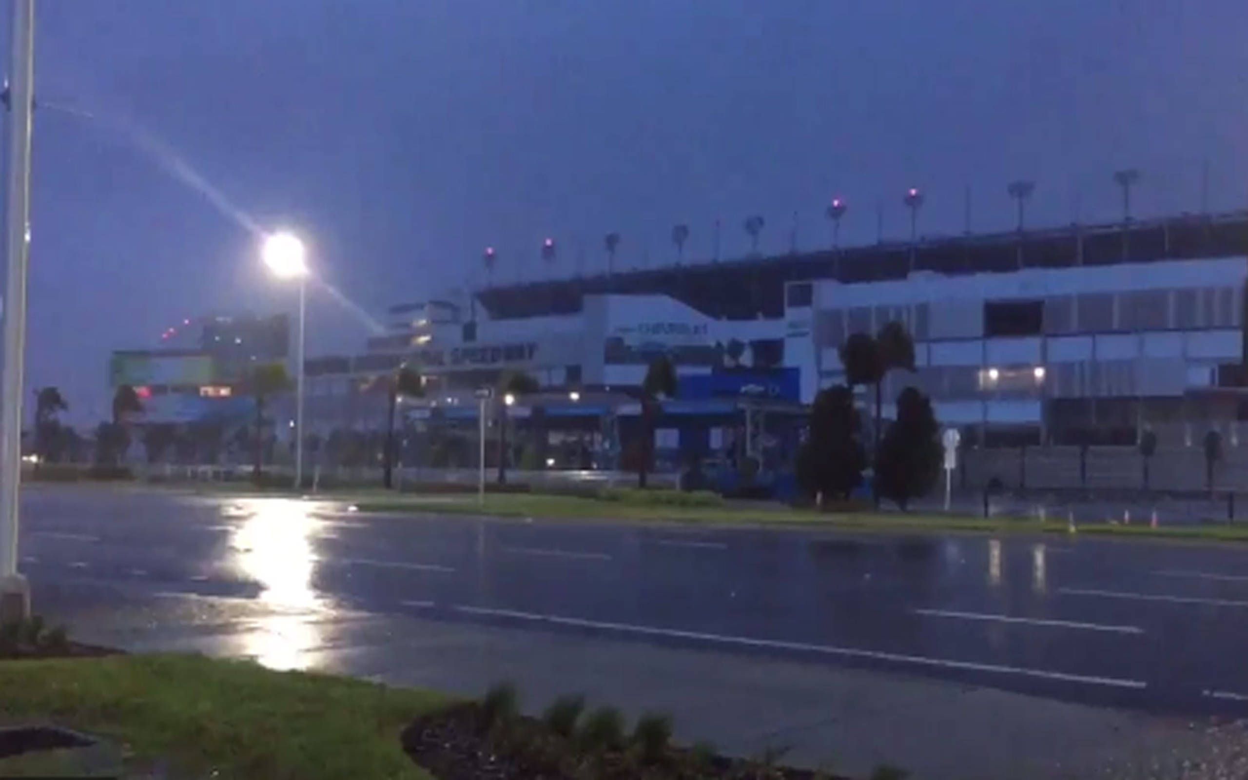 daytona racetrack flooded