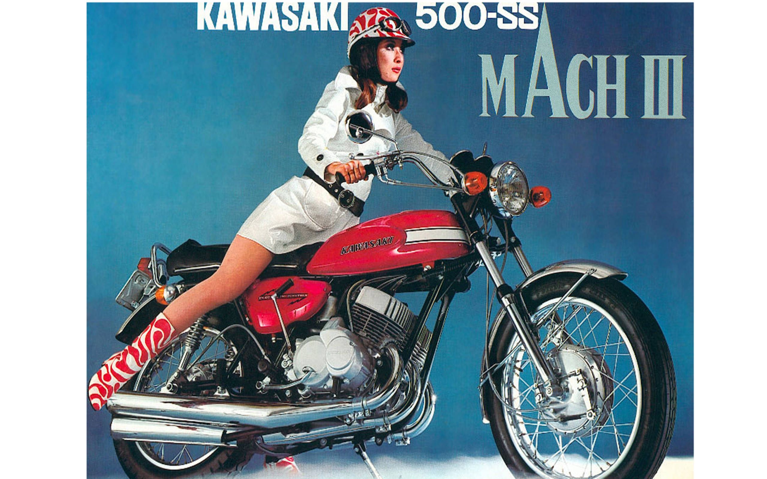 malm råolie Outlaw 1969-70 Kawasaki Mach III H1 500: Killer Kawasaki