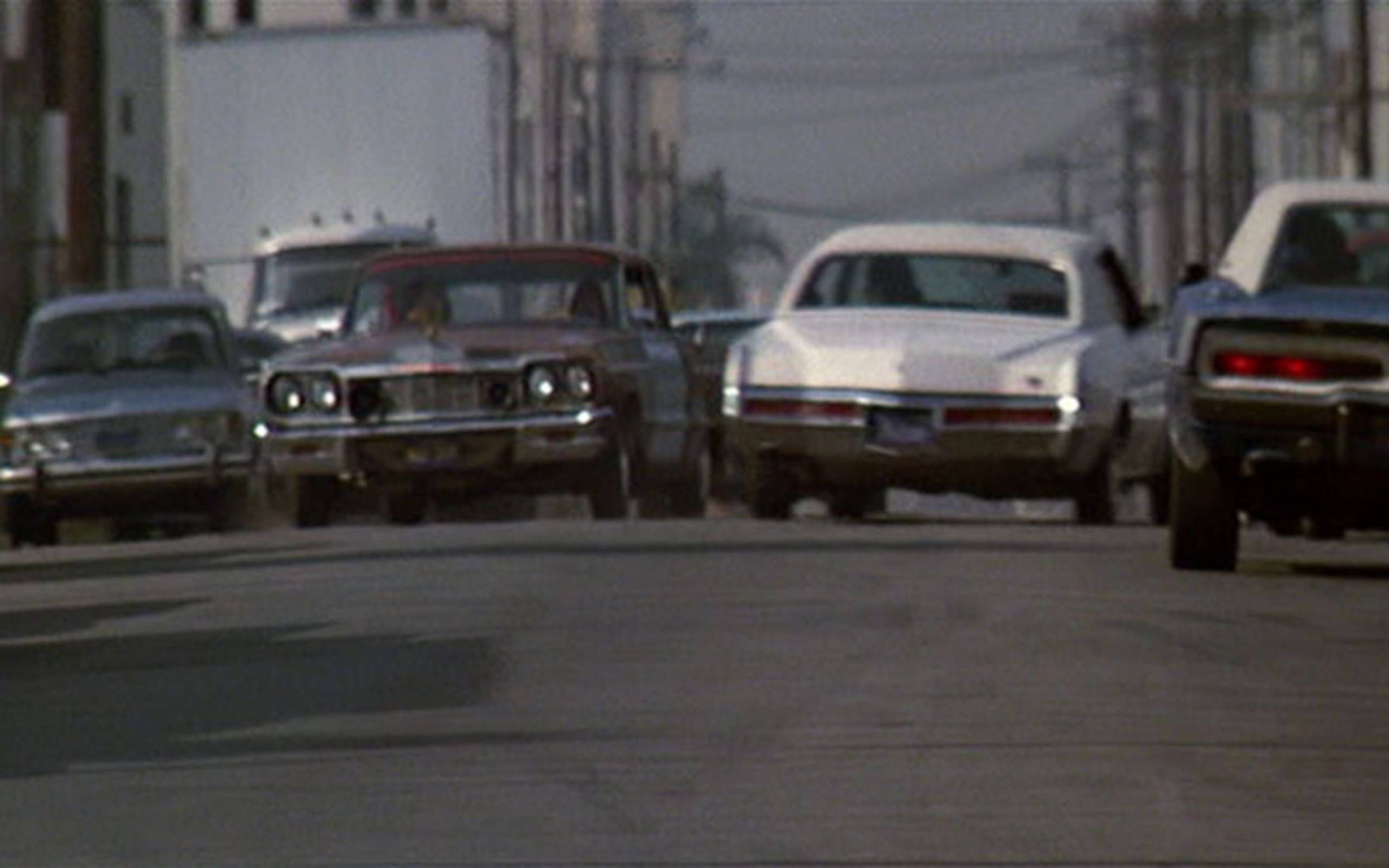 After Cheech steers his Impala SS past a red Corvair, we see the car between a Buick Riviera and a Volkswagen Type 4.