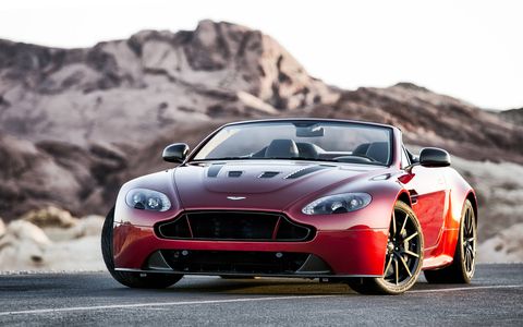 The Aston Martin V12 Vantage S Roadster will carry a 6.0-liter V12 engine.