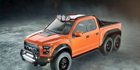 After the SEMA tease, the Hennessey Performance Engineering VelociRaptor 6x6 is on sale now.