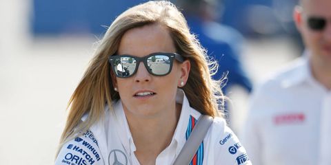 Susie Wolff has run in two Formula One Friday practice sessions -- Silverstone and Hockenheim -- for the Williams F1 team this season.