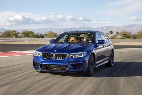 The new M5 arrives in U.S. showrooms in a month, with 591 hp, awd and a comfortable ride.
