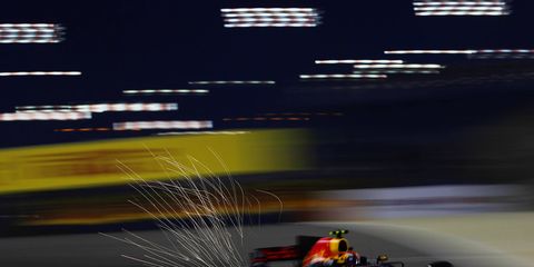 Max Verstappen qualified sixth for Sunday's F1 Grand Prix in Bahrain.