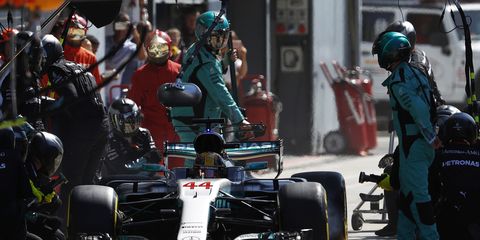 Lewis Hamilton wrapped up the 2017 title in Mexico one week ago.