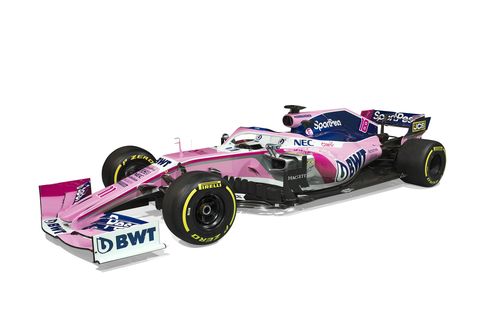 The SportPesa Racing Point Formula 1 Team's livery for its 2019 car was unveiled today in Canada.