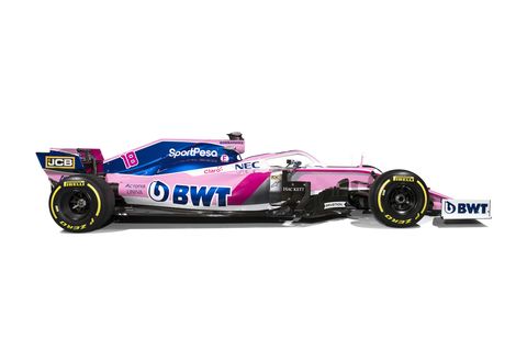 The SportPesa Racing Point Formula 1 Team's livery for its 2019 car was unveiled today in Canada.