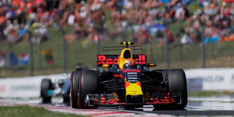 Max Verstappen collided with his teammate and went on to finish fifth in Hungary.