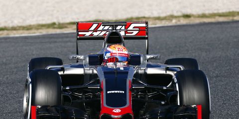 Romain Grosjean completed 66 laps on Friday in Barcelona for Haas F1.
