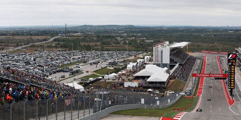 The U.S. Grand Prix at Austin, Texas, is on the 2016 Formula One schedule, but that could change.