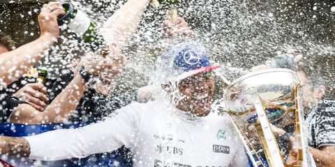 The Formula One season is over, despite what the schedule says. Spoiler alert: Lewis Hamilton won.