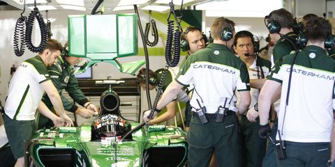 The Caterham Formula One team is putting its assets, including a 2014 F1 chassis, on the auction block this spring.