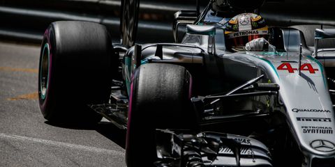 Lewis Hamilton will start Sunday's F1 race from the third position.