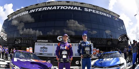 Alex Bowman and Denny Hamlin will lead the field to green in the 60th annual Daytona 500.