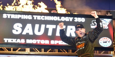 Johnny Sauter has suddenly become the Truck Series championship favorite with back-to-back victories.