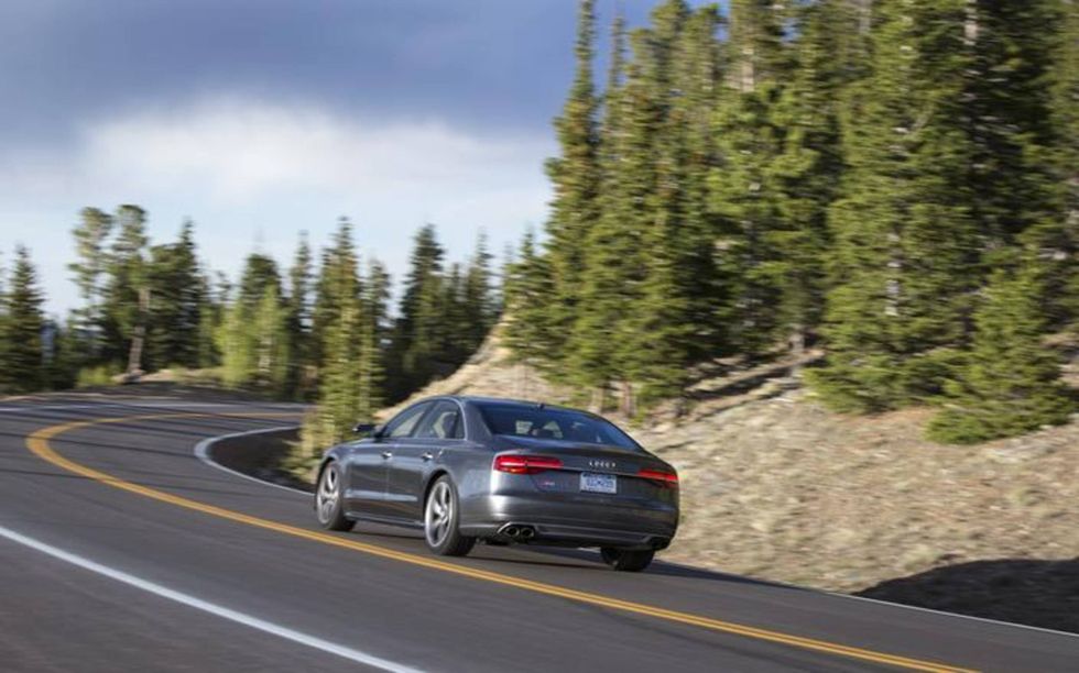 The aggressive lane assist was our only real complaint for the 2015 Audi S8.