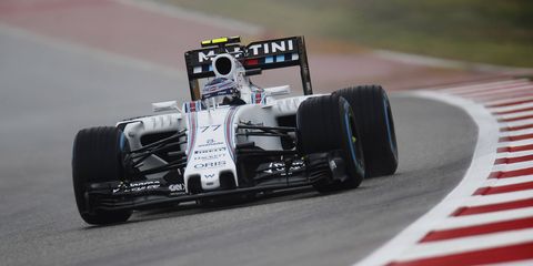 Valtteri Bottas had a close call with his pit crew on Friday at the Circuit of the Americas.