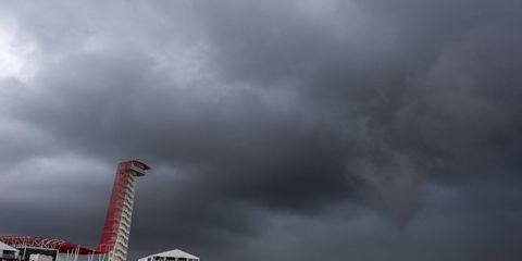 Rain is causing big problems for Formula One in Austin.