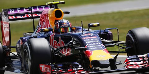 Red Bull Racing has not had a race win in 2015 using Renault power.