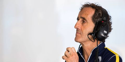 Alain Prost is co-team principal of Renault's Formula E entry.