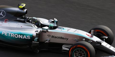 Nico Rosberg won the pole Saturday in qualifying for the Japanese Grand Prix.