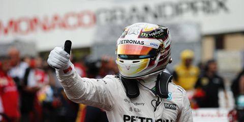 Lewis Hamilton's pole time was just 1.5 seconds off the course record in Monaco.