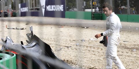 Fernando Alonso walked a way from a spectacular crash in Melbourne, but lingering injuries will force him to sit out at Bahrain.