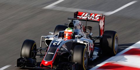 Esteban Gutierrez completed 79 laps in Barcelona on Tuesday -- the second day of a four-day Formula One test session.