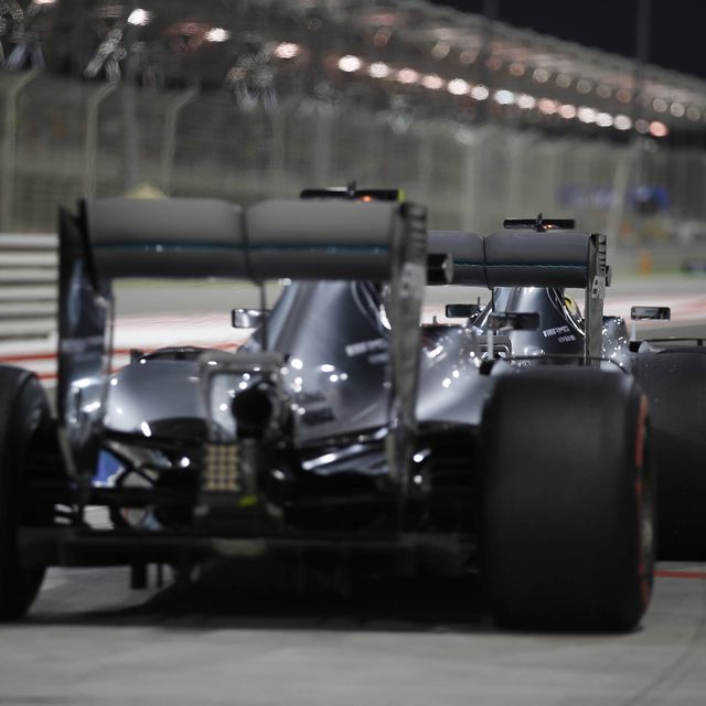 Nico Rosberg and Lewis Hamilton get ready for action in Bahrain ahead of Sunday's F1 Bahrain Grand Prix.