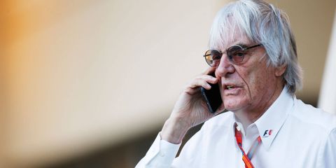 85-year-old Bernie Ecclestone is in Russia for this weekend's Formula One Russian Grand Prix.