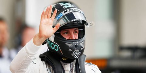 Nico Rosberg will start Sunday's race on the pole.