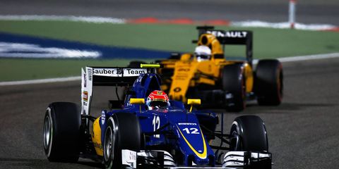 Felipe Nasr finished a season-best 14th at Bahrain for the Sauber F1 team.