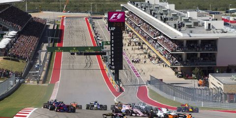 The start of the United States Grand Prix could have a different look in the future.