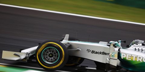 Nico Rosberg took the pole in Brazil on Saturday