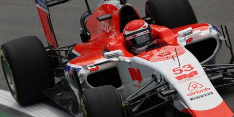Alexander Rossi competed in five races for Manor F1 this year. The American is hoping to snag a seat for 2016.