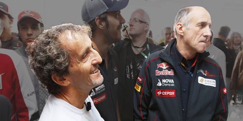 Alain Prost: "I just listened to what Franz (Tost) said."