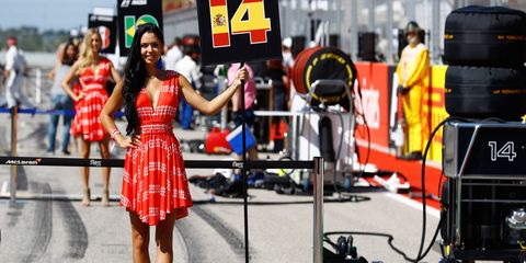Nikki Lauda is not alone in saying there's a place on the grid for women -- well, if they're grid girls -- in Formula 1.