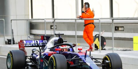 Toro Rosso will sport Honda power in 2018.