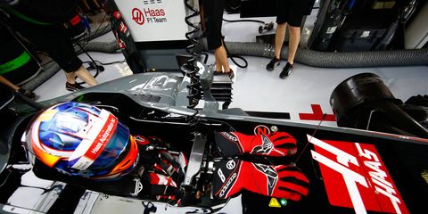 The Haas F1 team is considering a deal that could give the team Maserati sponsorship next year.